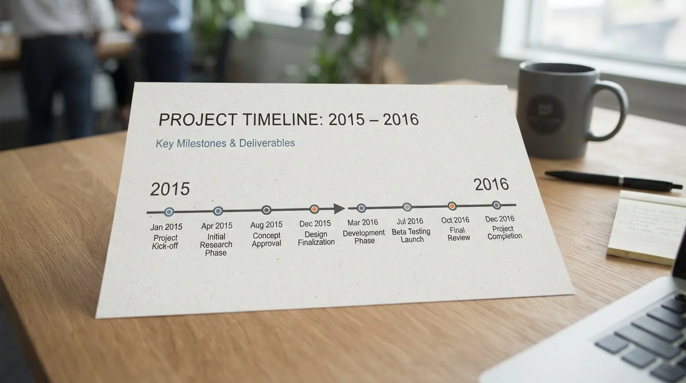 Timeline document showing ClickandBuy closure milestones from 2015 to 2016
