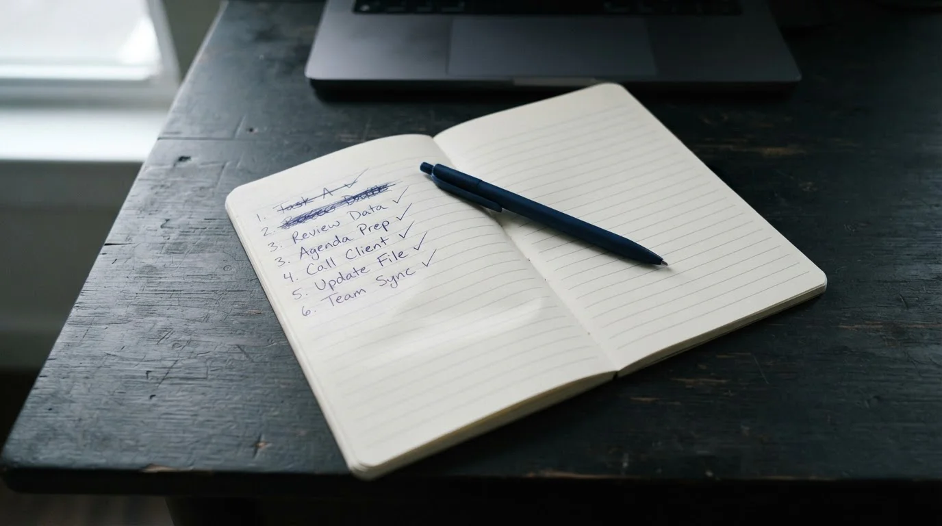 Shortlist of casino sites accepting Jeton written by hand on a notepad