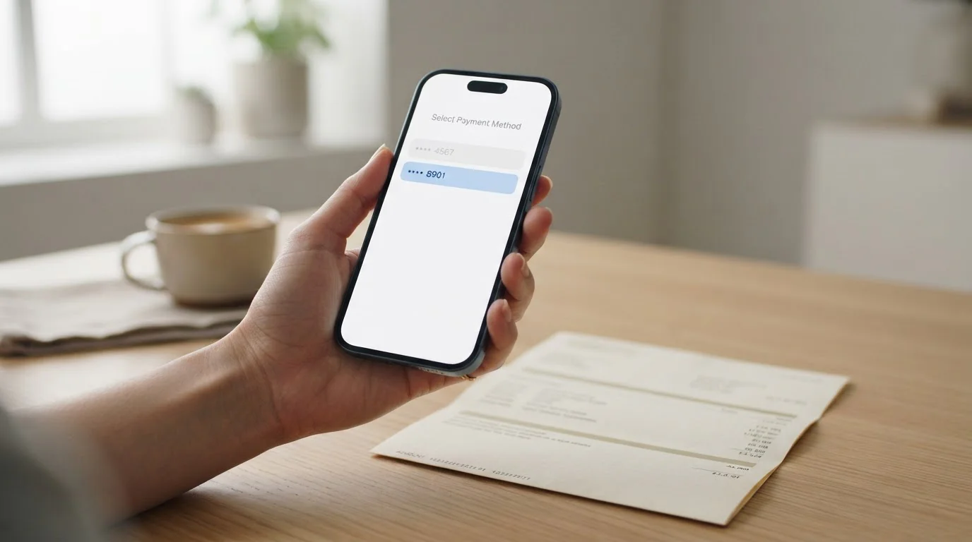 Bank transfer chosen over a card to top up a Jeton wallet on a phone screen
