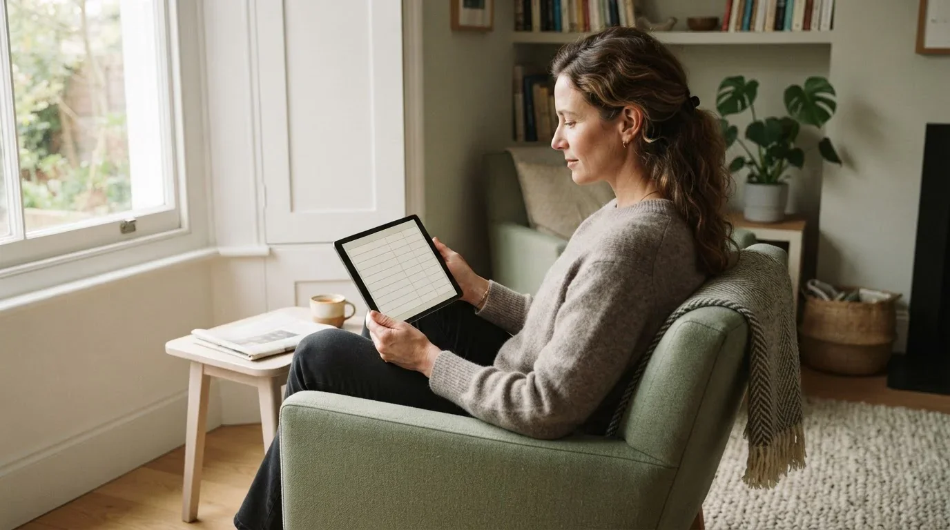 Person comparing UK licensed casino payment options on a tablet